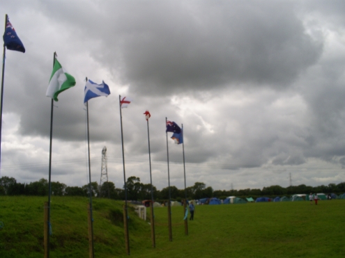 Flags of many nations