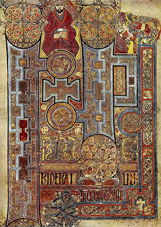 page from the Book of Kells